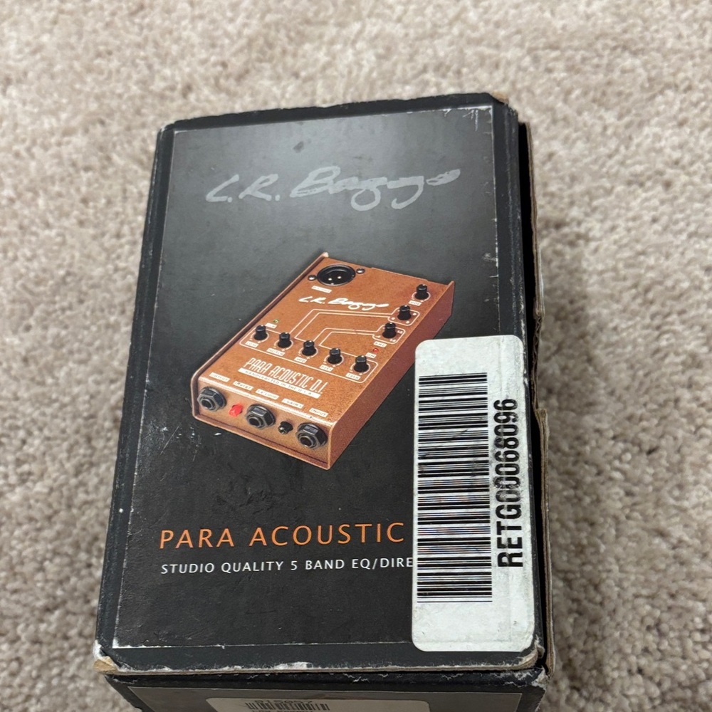 L.R. Baggs Para Acoustic DI Box studio quality 5 band used very good condition